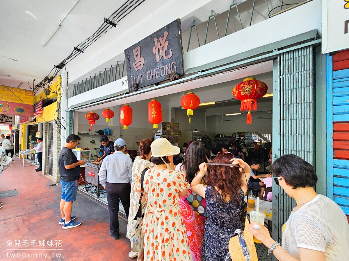 沙巴美食【悅昌茶室】加雅街排隊排翻的現烤沙嗲，一串一元又香又嫩好吃爆表 @兔兒毛毛姊妹花