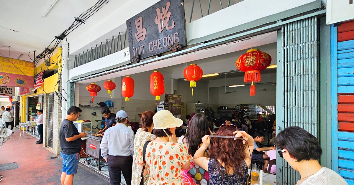 沙巴美食【悅昌茶室】加雅街排隊排翻的現烤沙嗲，一串一元又香又嫩好吃爆表 @兔兒毛毛姊妹花