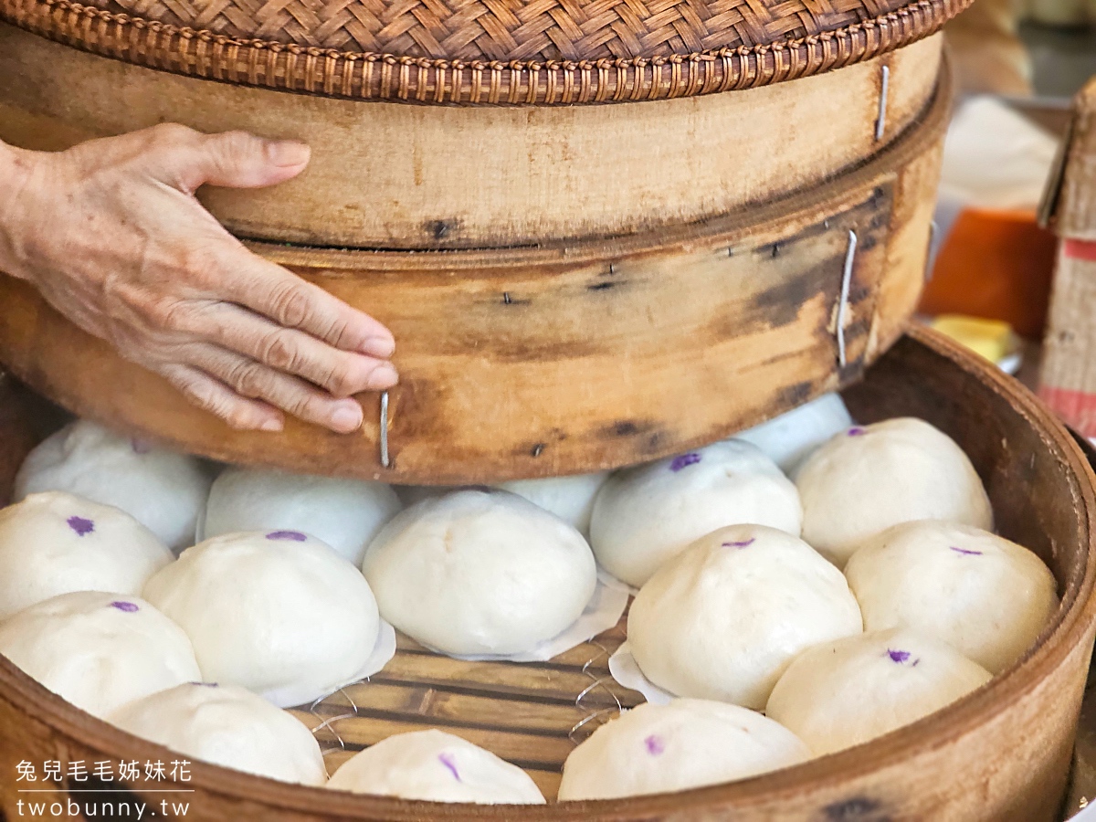 沙巴美食【瓊萬興肉包】加雅街必吃現蒸肉包，菠蘿麵包、奶油麵包、酥餅蛋塔也超夯 @兔兒毛毛姊妹花