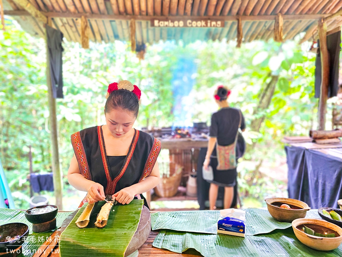 沙巴景點【Mari Mari 文化村】深入叢林探訪獵頭族!! 包吃包玩還有免費原住民彩繪刺青 @兔兒毛毛姊妹花