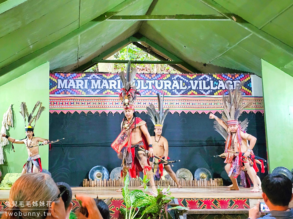 沙巴景點【Mari Mari 文化村】深入叢林探訪獵頭族!! 包吃包玩還有免費原住民彩繪刺青 @兔兒毛毛姊妹花