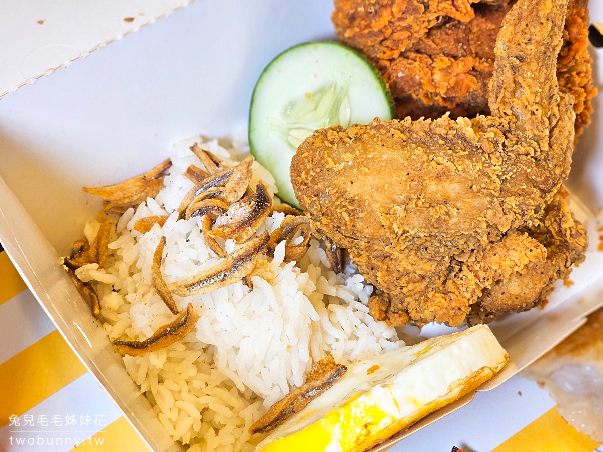 沙巴美食【麥當勞】竟然有雞肉粥、在地風味炸雞飯套餐，亞庇機場早班飛機吃麥當勞早餐 @兔兒毛毛姊妹花