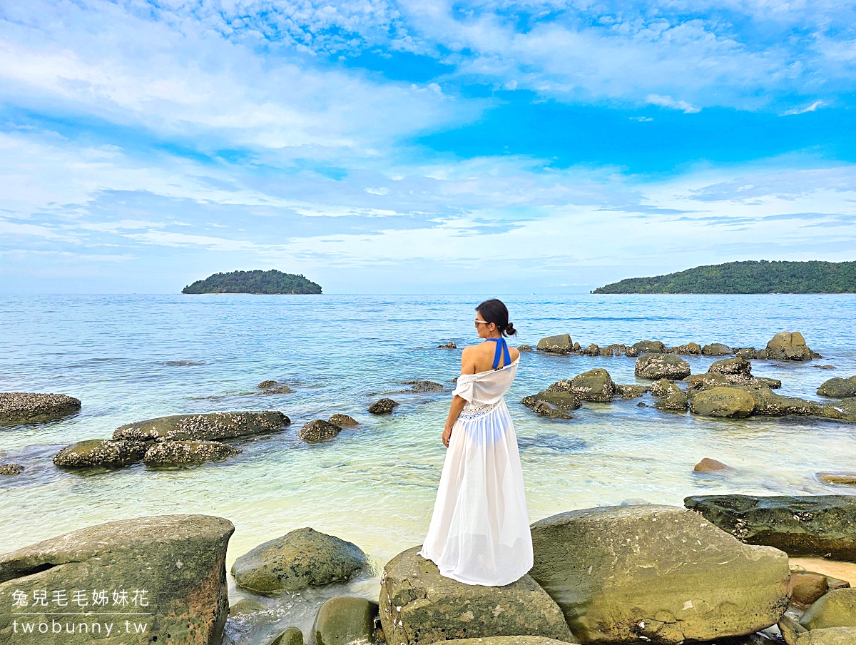 沙巴跳島【馬穆迪島 Mamutik Island】亞庇市區哲斯頓港 15 分鐘就可抵達的夢幻海島 @兔兒毛毛姊妹花