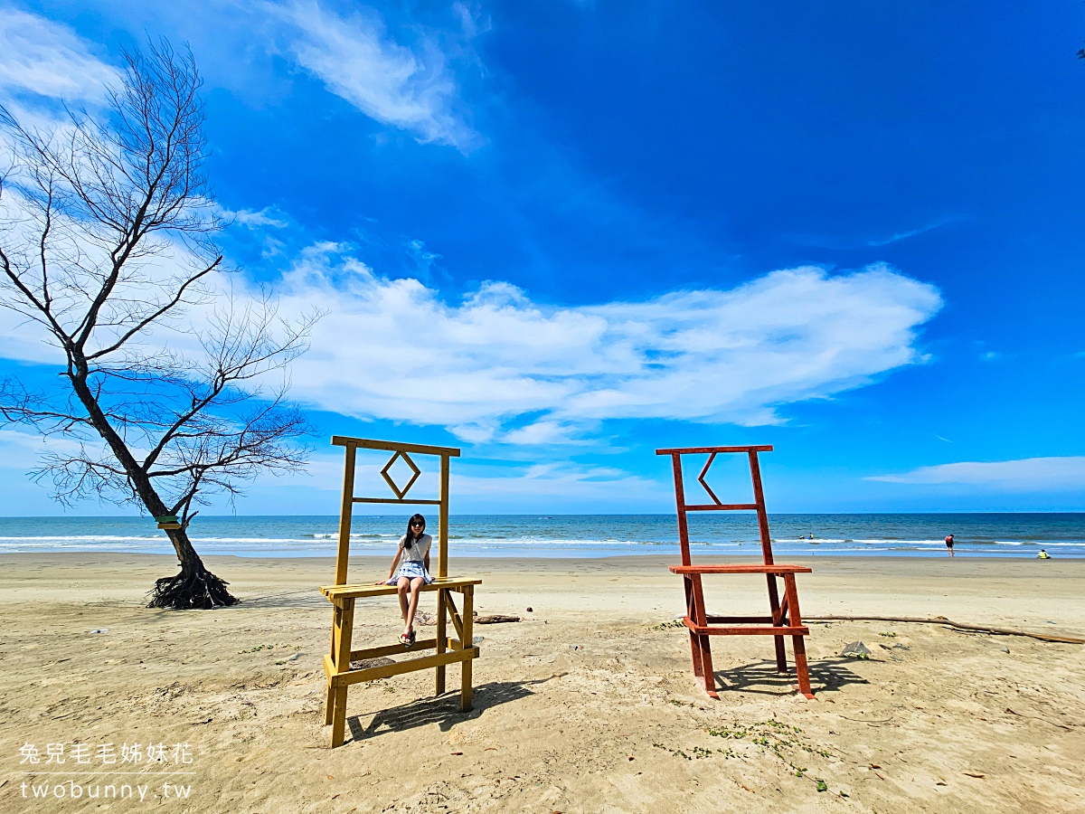 沙巴景點【海河灣 River Bay Beach】最美天空之鏡海灘，香蕉船、自助餐、蠟染DIY一日遊 @兔兒毛毛姊妹花