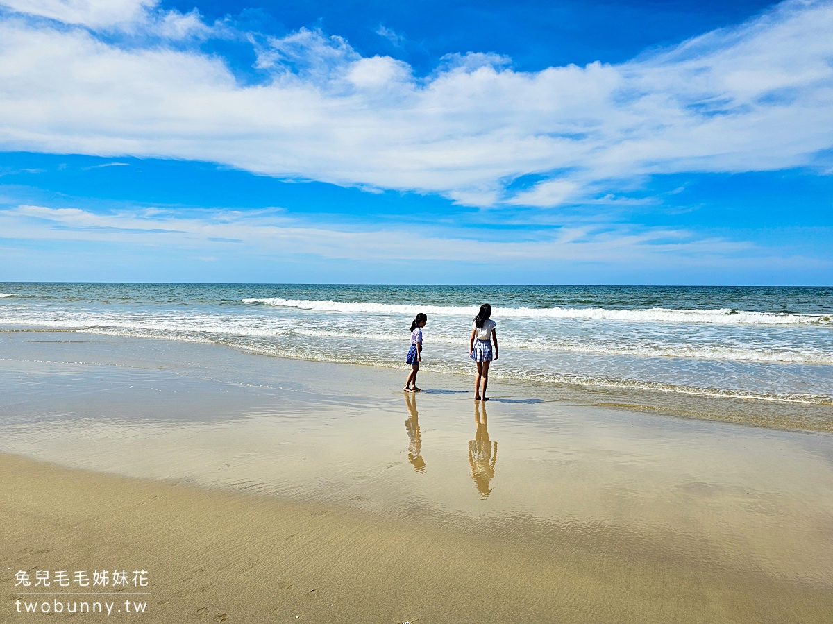 沙巴景點【海河灣 River Bay Beach】最美天空之鏡海灘，香蕉船、自助餐、蠟染DIY一日遊 @兔兒毛毛姊妹花