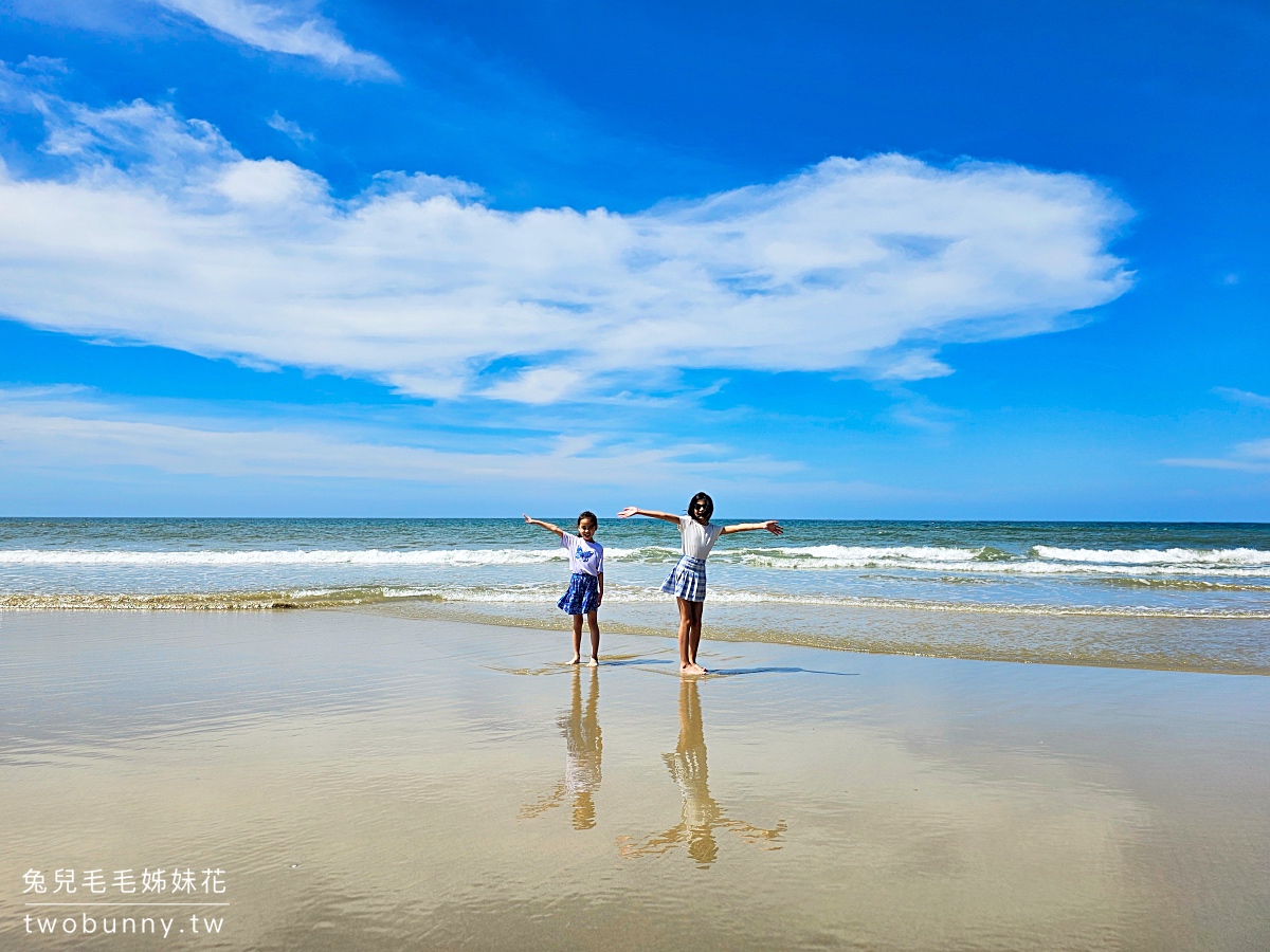 沙巴景點【海河灣 River Bay Beach】最美天空之鏡海灘，香蕉船、自助餐、蠟染DIY一日遊 @兔兒毛毛姊妹花