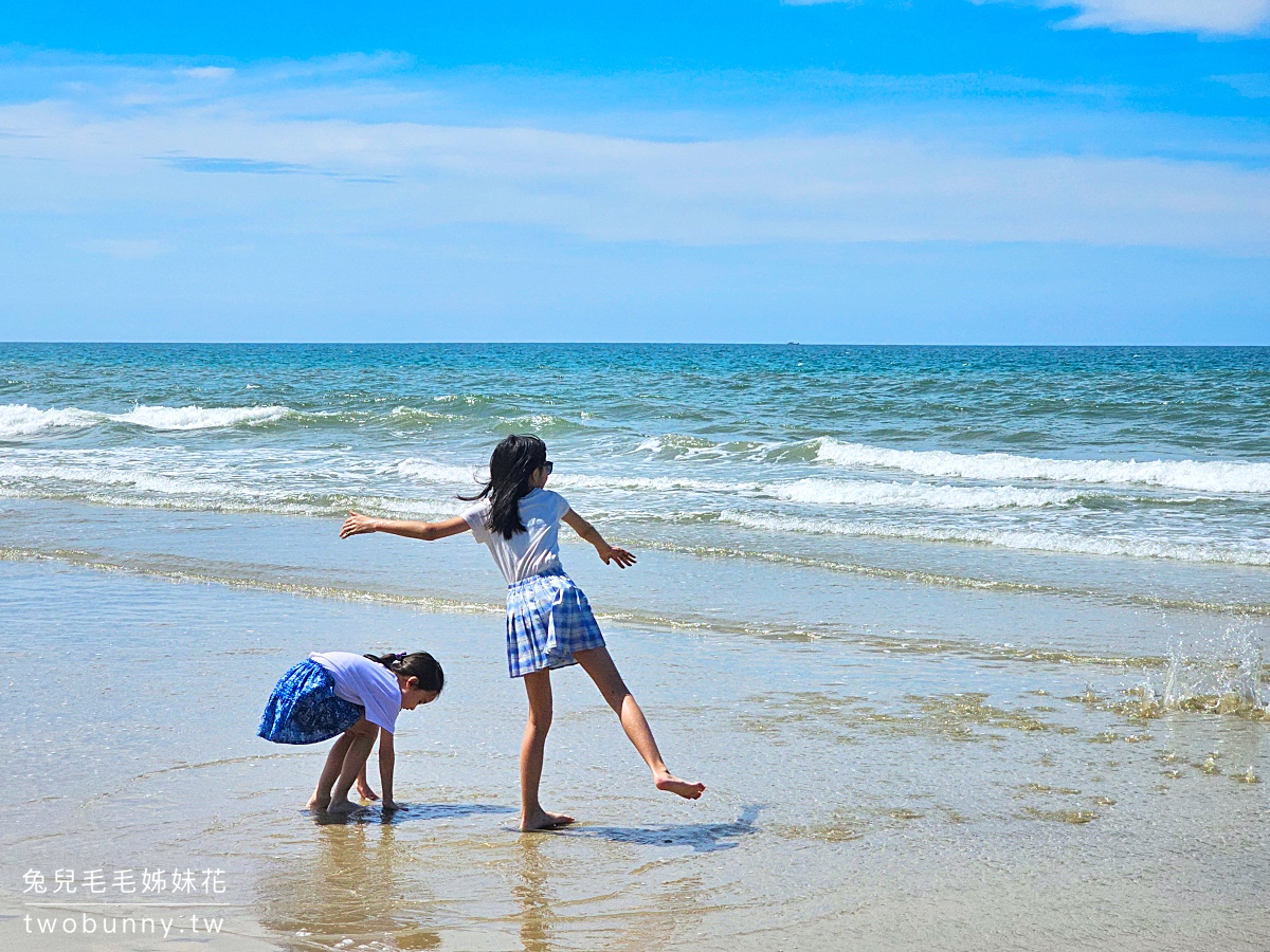 沙巴景點【海河灣 River Bay Beach】最美天空之鏡海灘，香蕉船、自助餐、蠟染DIY一日遊 @兔兒毛毛姊妹花