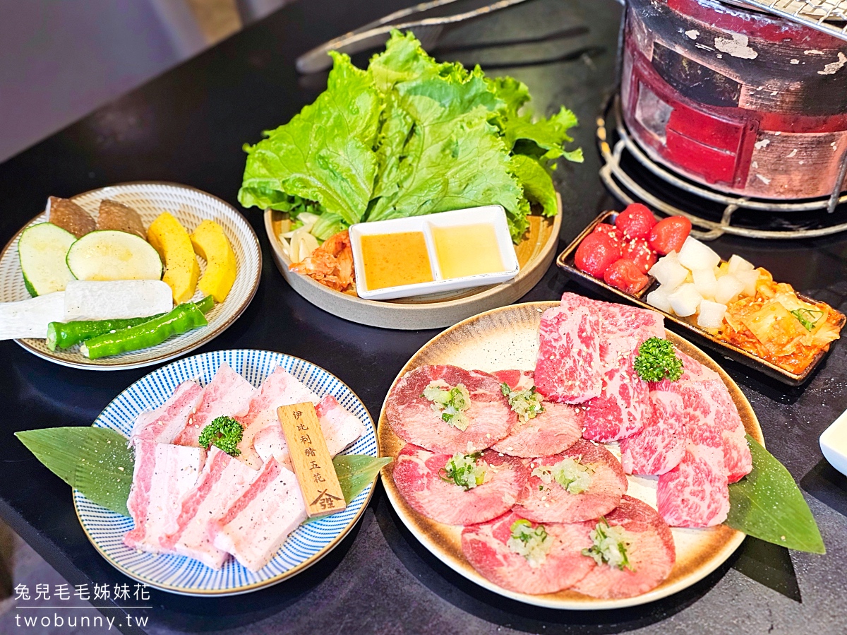 發肉燒肉餐酒 敦化一店｜台北燒肉～捷運小巨蛋站桌邊代烤和牛燒肉，適合約會慶生 @兔兒毛毛姊妹花