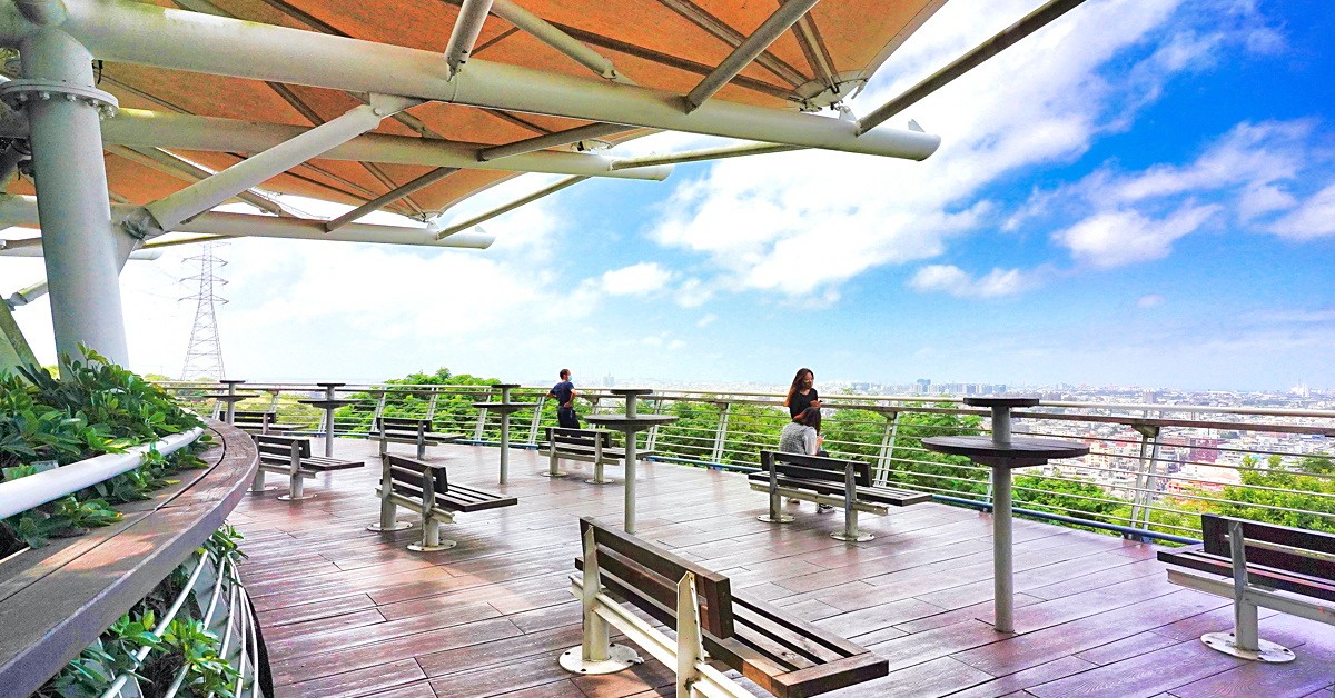 鰲峰山公園｜台中免費景點鰲峰山觀景平台賞無敵美景，還有競合體驗遊戲場遛小孩 @兔兒毛毛姊妹花