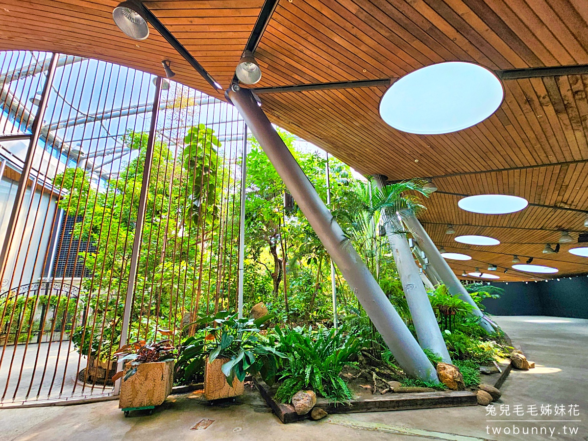 台北典藏植物園｜台北免費都市玻璃屋森林秘境，遮陽躲雨吹冷氣免門票室內景點 @兔兒毛毛姊妹花