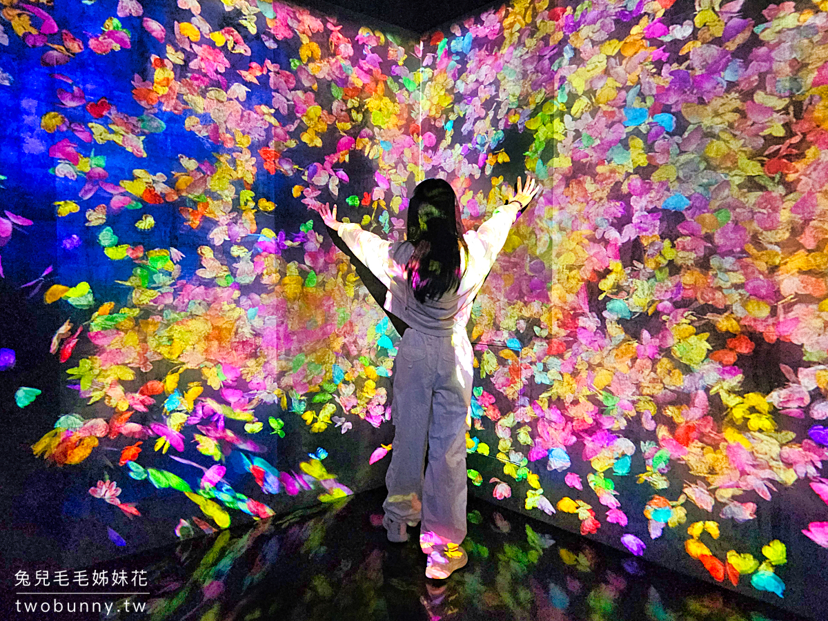 東京室內景點「teamLab 無界：森大廈數字藝術美術館」麻布台 Hills 最夢幻美拍聖地 @兔兒毛毛姊妹花