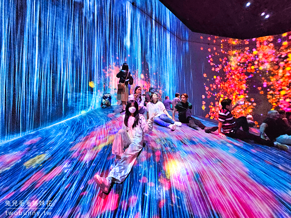 teamLab 無界：森大廈數字藝術美術館｜全新東京室內景點，麻布台 Hills 最夢幻美拍聖地 @兔兒毛毛姊妹花