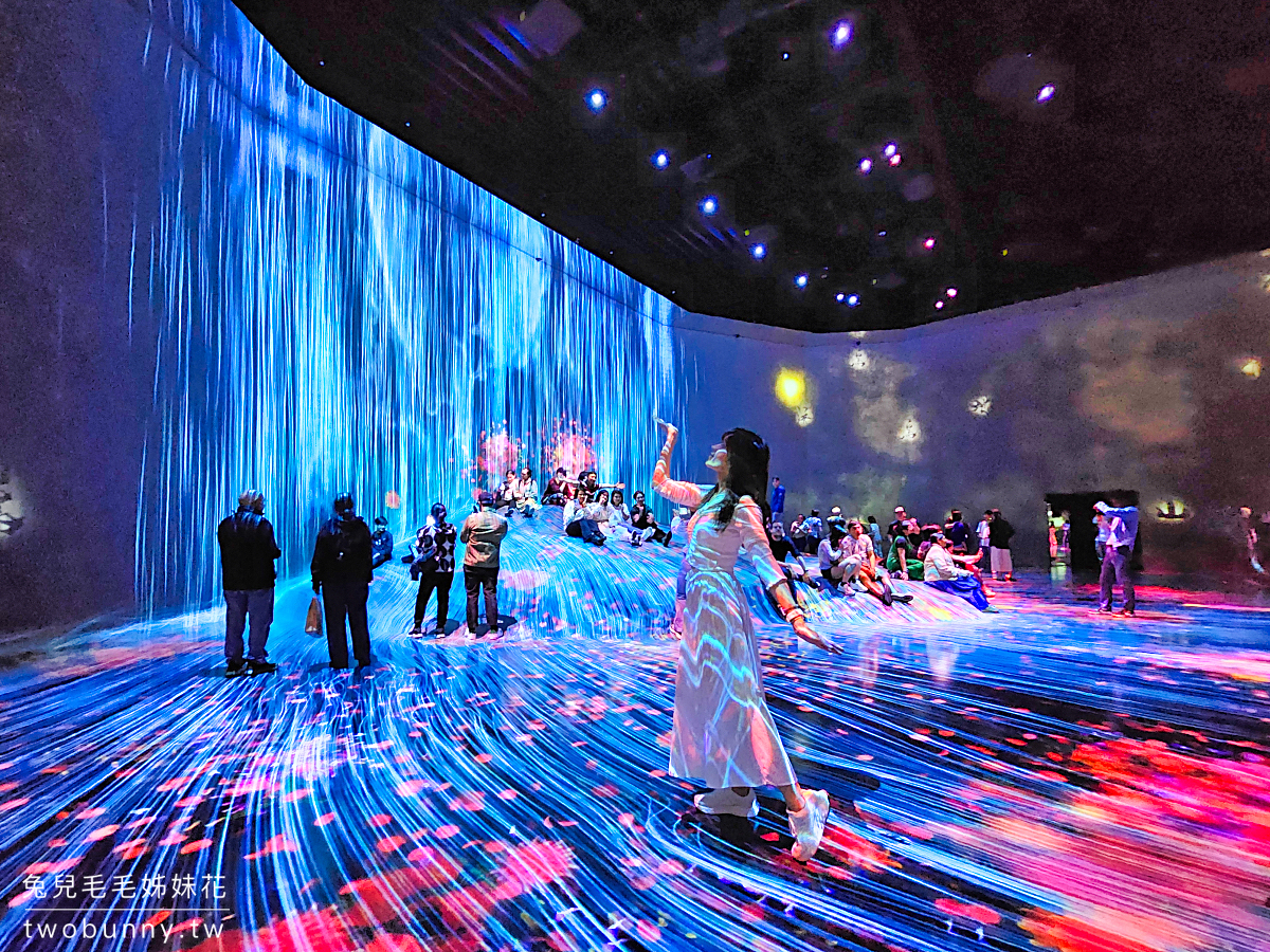 東京室內景點「teamLab 無界：森大廈數字藝術美術館」麻布台 Hills 最夢幻美拍聖地 @兔兒毛毛姊妹花