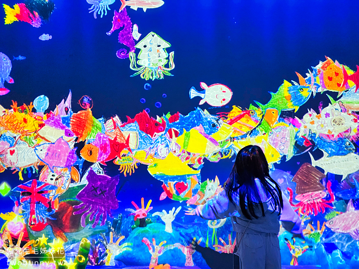 東京室內景點「teamLab 無界：森大廈數字藝術美術館」麻布台 Hills 最夢幻美拍聖地 @兔兒毛毛姊妹花