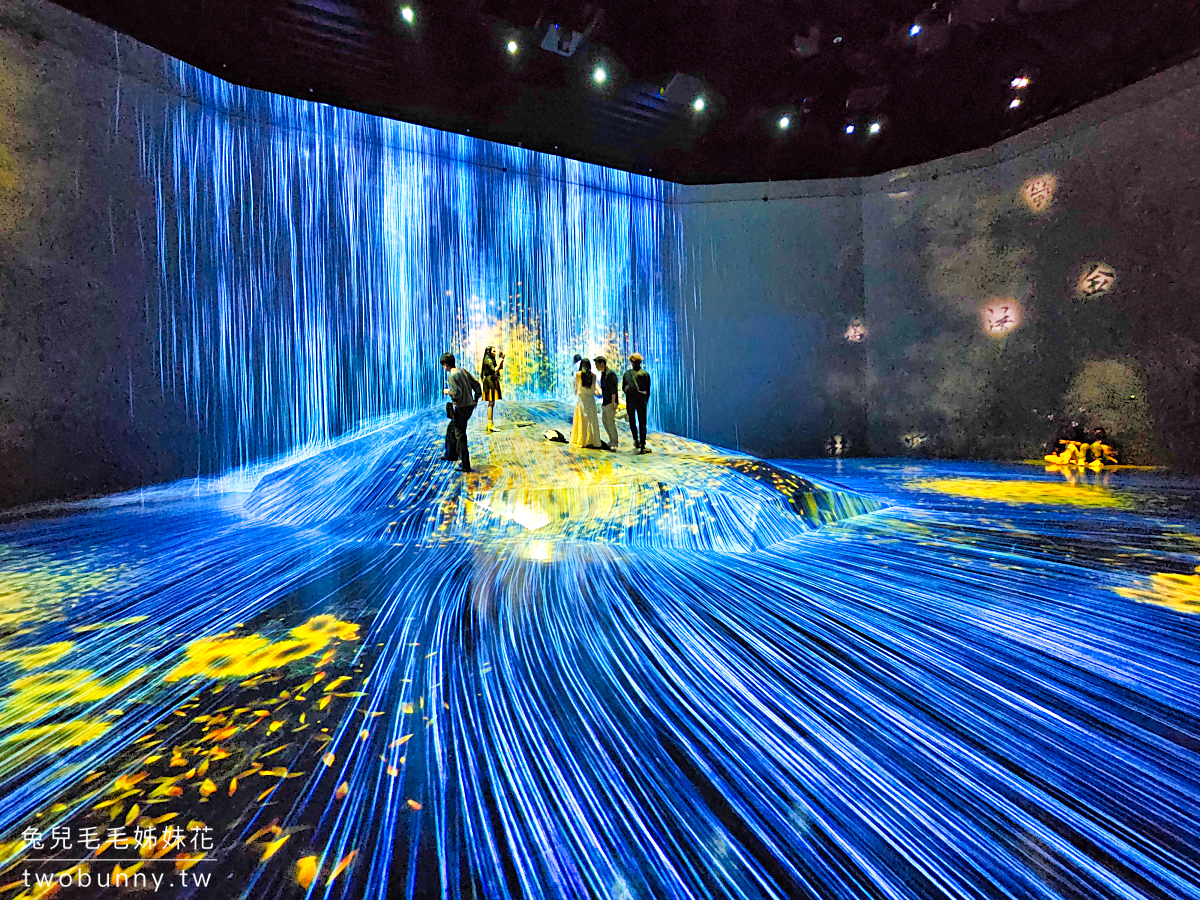 東京室內景點「teamLab 無界：森大廈數字藝術美術館」麻布台 Hills 最夢幻美拍聖地 @兔兒毛毛姊妹花