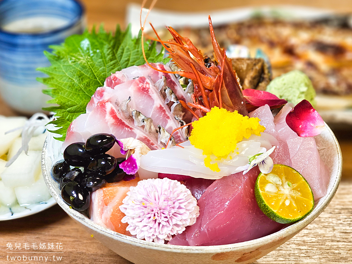 大鵬壽司｜南京三民站巷子內平價生魚片丼飯，4.8 顆星超高評價高CP值日本料理 @兔兒毛毛姊妹花