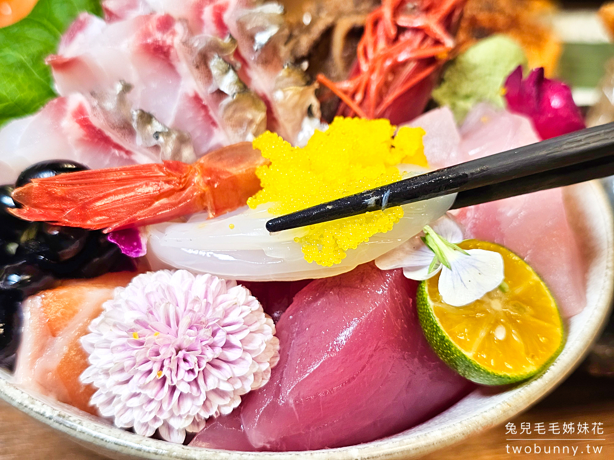 大鵬壽司｜南京三民站巷子內平價生魚片丼飯，4.8 顆星超高評價高CP值日本料理 @兔兒毛毛姊妹花