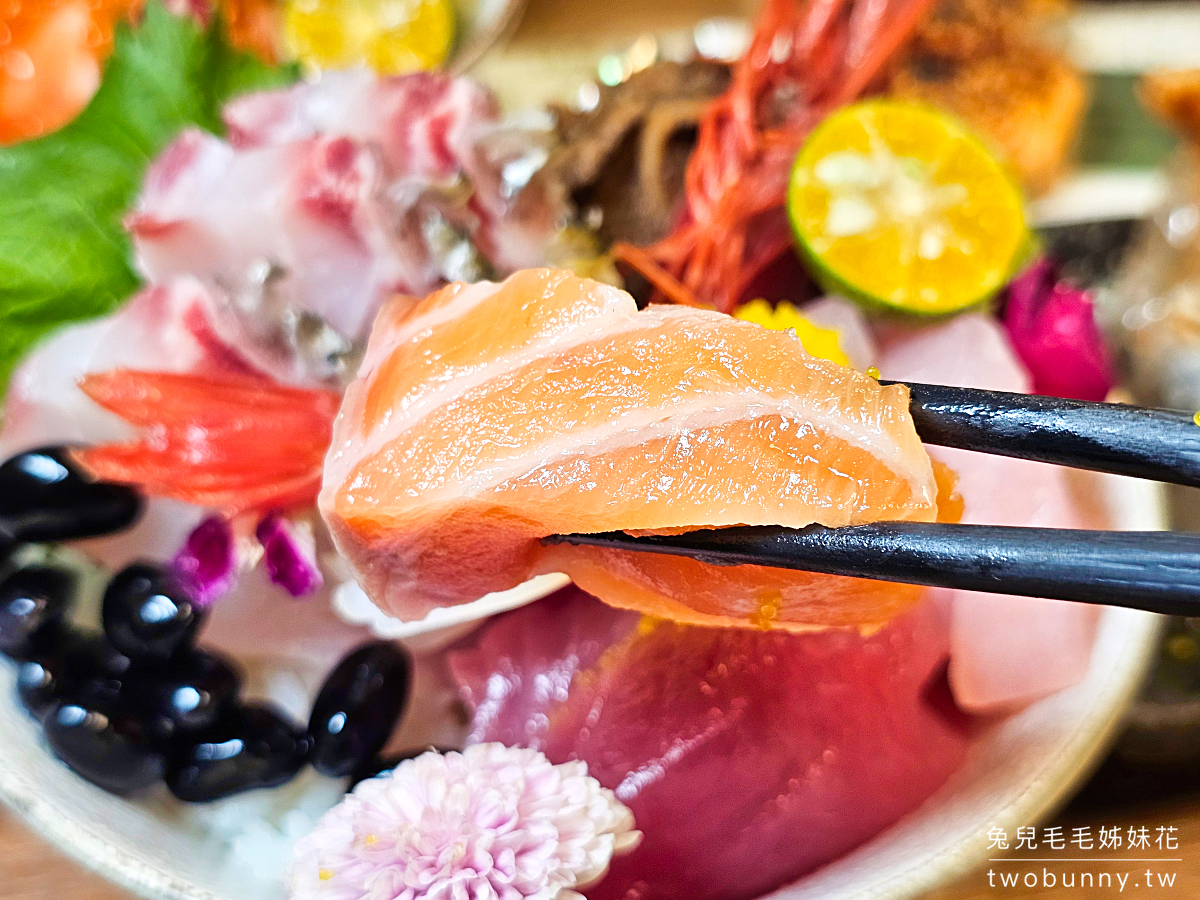 大鵬壽司｜南京三民站巷子內平價生魚片丼飯，4.8 顆星超高評價高CP值日本料理 @兔兒毛毛姊妹花