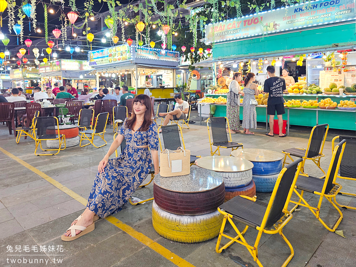 Sonasea Phu Quoc Night Market｜乾淨好逛富國島夜市 大排檔，超多餐廳和按摩店家 @兔兒毛毛姊妹花