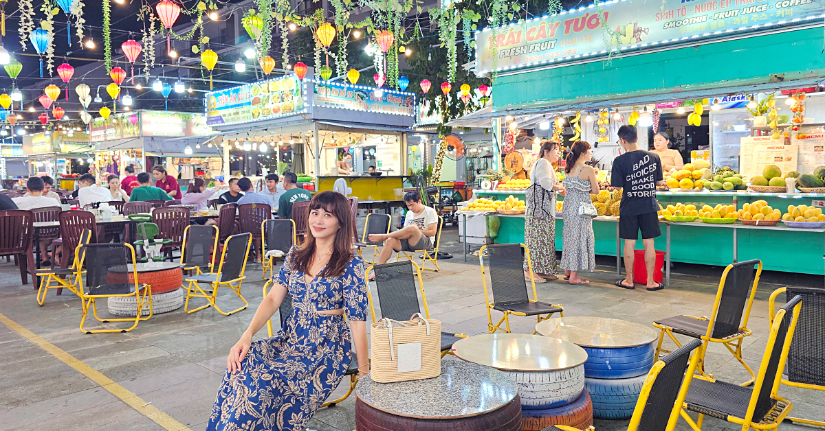 Sonasea Phu Quoc Night Market｜乾淨好逛富國島夜市 大排檔，超多餐廳和按摩店家 @兔兒毛毛姊妹花