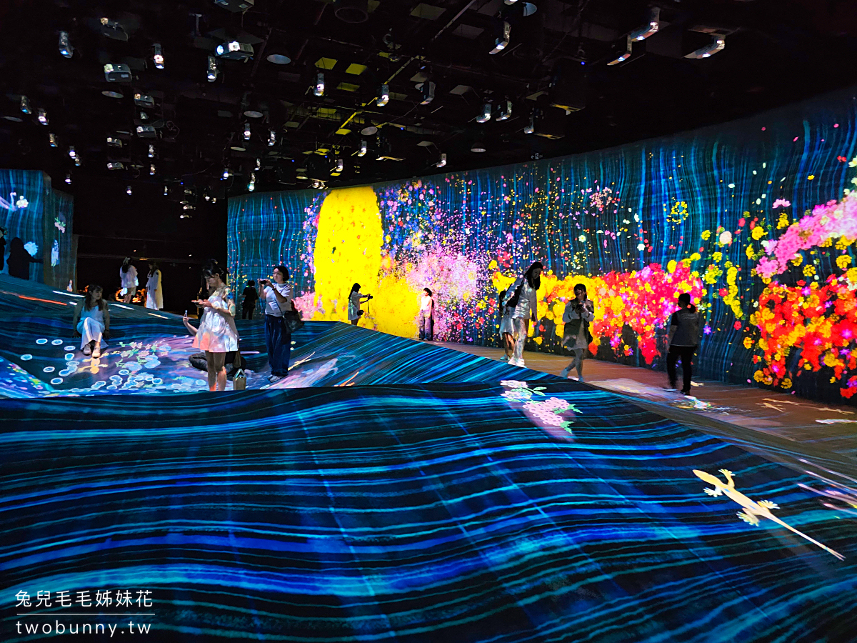 teamLab 共創！未來園｜免飛日本，2024 台北 teamLab 互動藝術展時間地點 優惠門票攻略 @兔兒毛毛姊妹花