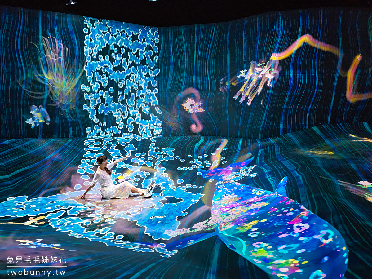 teamLab 共創！未來園｜免飛日本，2024 台北 teamLab 互動藝術展時間地點 優惠門票攻略 @兔兒毛毛姊妹花