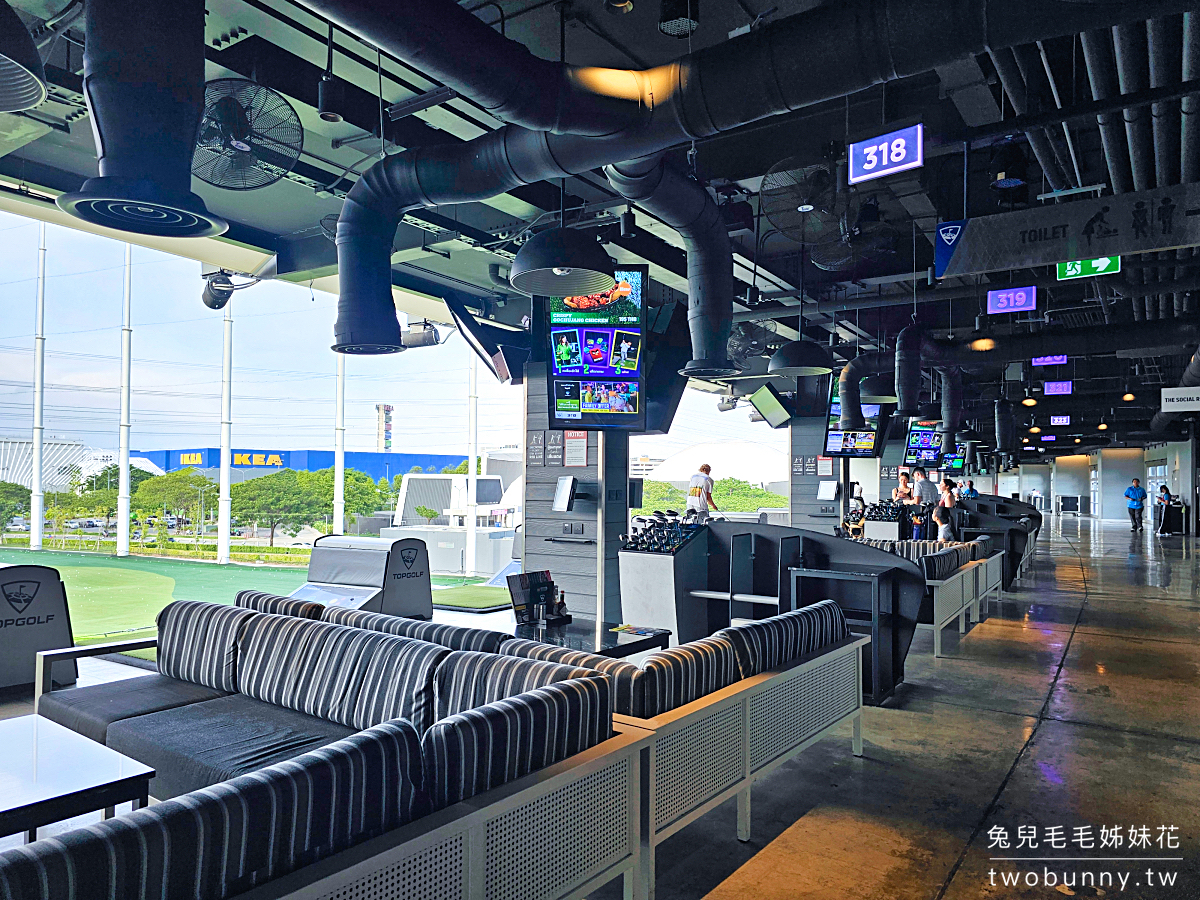 泰國曼谷景點》TOPGOLF Megacity~最嗨高爾夫俱樂部，附設餐廳酒吧適合親子全家同樂 @兔兒毛毛姊妹花