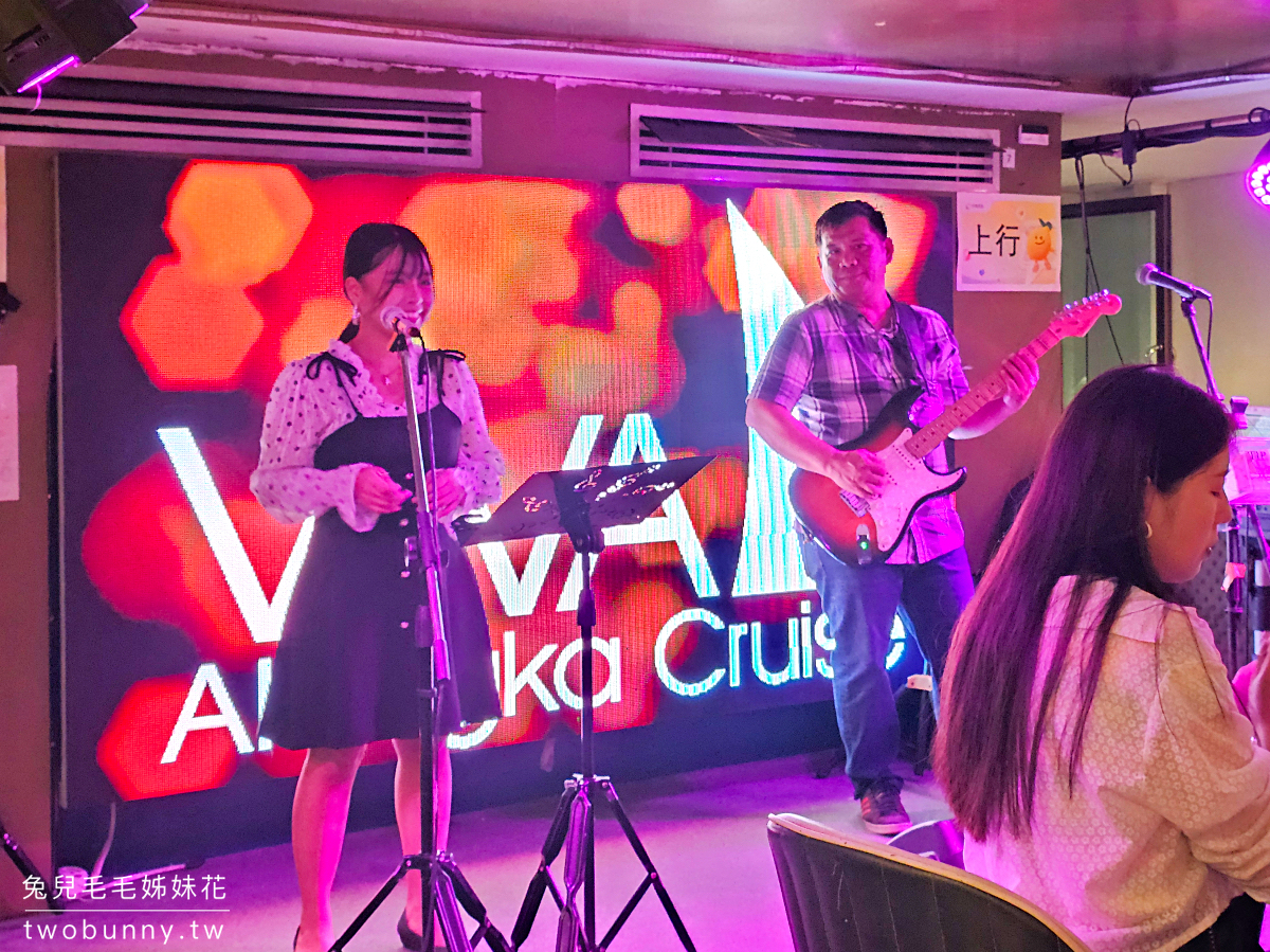 Viva Alangka Cruise｜泰國曼谷昭波耶河遊船晚餐 buffet 看夜景 LIVE表演，這裡上船免排隊 @兔兒毛毛姊妹花