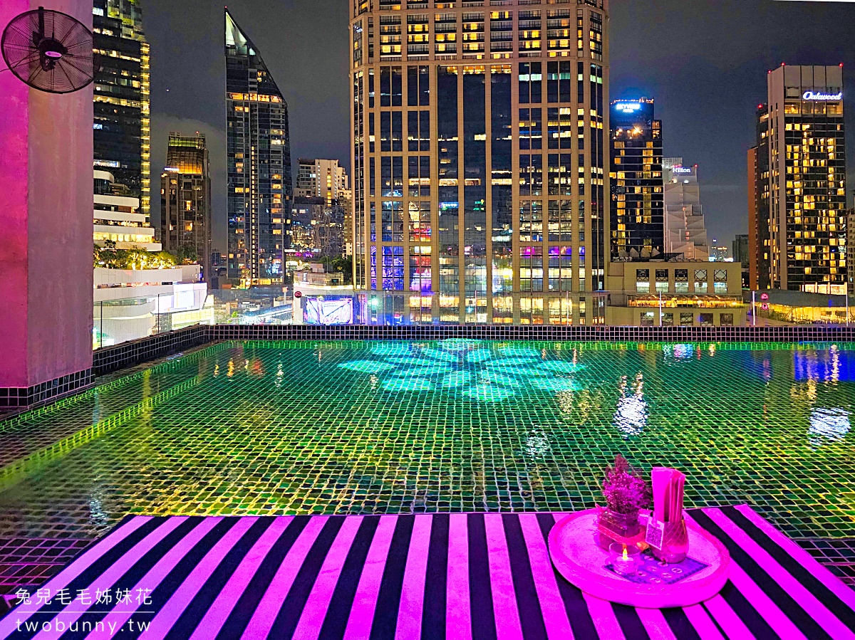 TRIBE Sky Beach Club｜曼谷高空池畔酒吧，Phrom Phong 站 EmSphere 商場時尚的餐酒館 @兔兒毛毛姊妹花