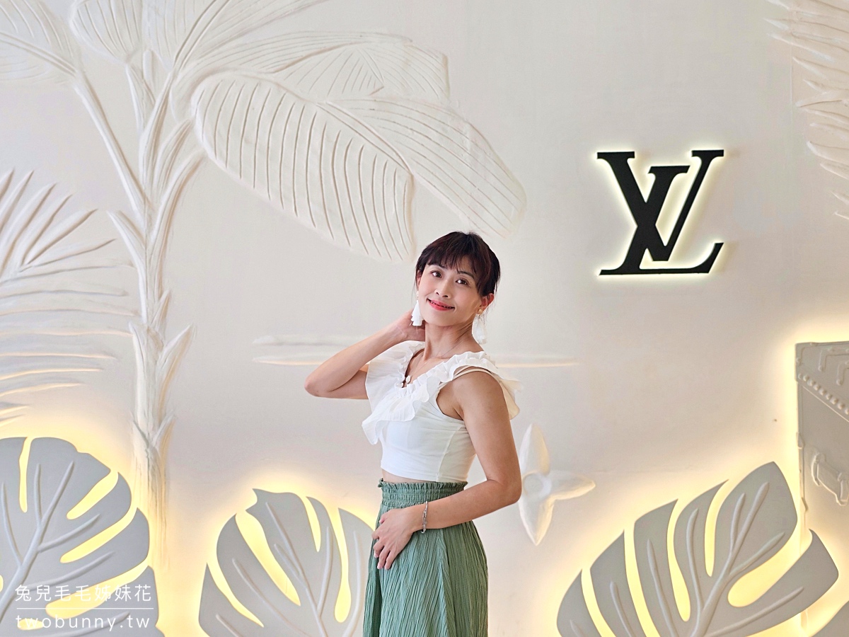 LV The Place Bangkok｜泰國曼谷 LV Cafe 排隊訂位攻略、logo 餐點推薦、免費展覽超好拍 @兔兒毛毛姊妹花