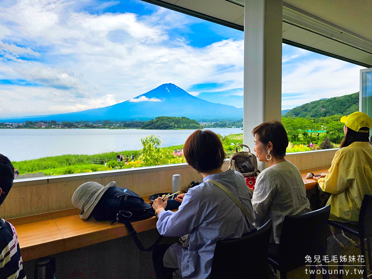 大石公園 河口湖自然生活館｜富士山美景搭配薰衣草、波波草太夢幻，還有無敵景觀咖啡廳 @兔兒毛毛姊妹花