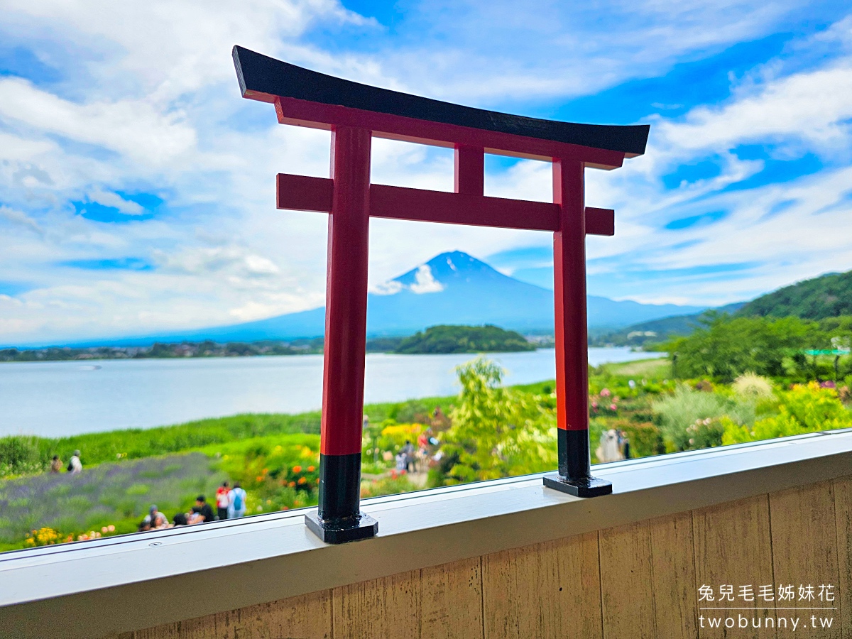 大石公園 河口湖自然生活館｜富士山美景搭配薰衣草、波波草太夢幻，還有無敵景觀咖啡廳 @兔兒毛毛姊妹花