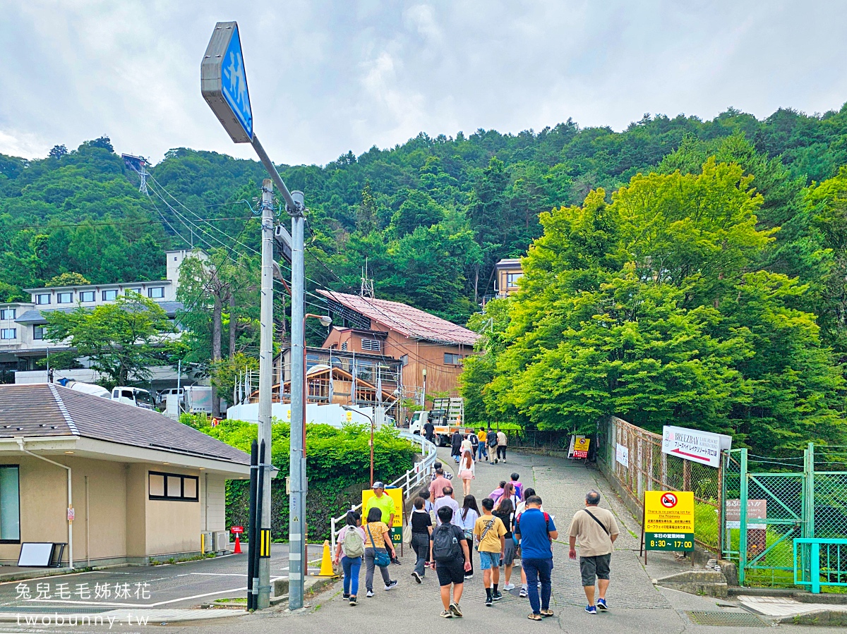 河口湖天上山公園｜搭乘河口湖全景纜車上山，邊盪鞦韆邊欣賞富士山絕景 @兔兒毛毛姊妹花