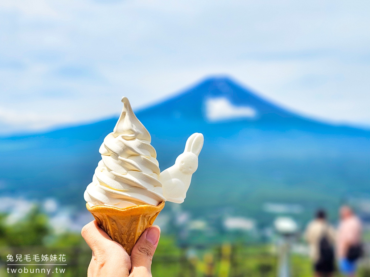 河口湖天上山公園｜搭乘河口湖全景纜車上山，邊盪鞦韆邊欣賞富士山絕景 @兔兒毛毛姊妹花