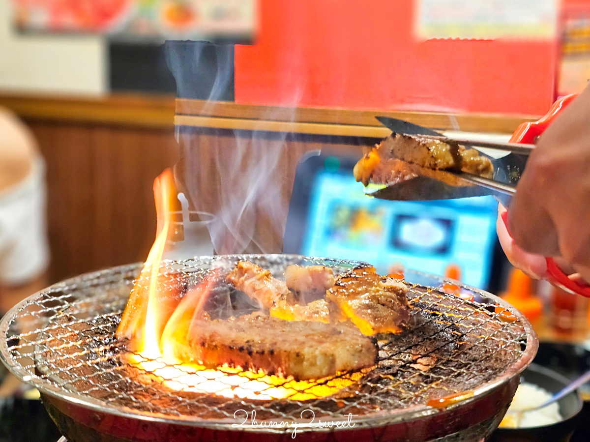 七輪燒肉牛繁 食べ放題｜日本連鎖燒肉店，日本國產黑毛和牛吃到飽｜富士急樂園美食 @兔兒毛毛姊妹花