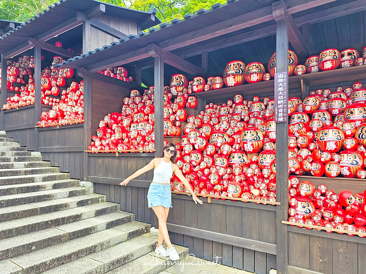 勝尾寺｜大阪近郊景點～滿滿達摩不倒翁太好拍，秋天賞楓、祈求勝運必來 @兔兒毛毛姊妹花