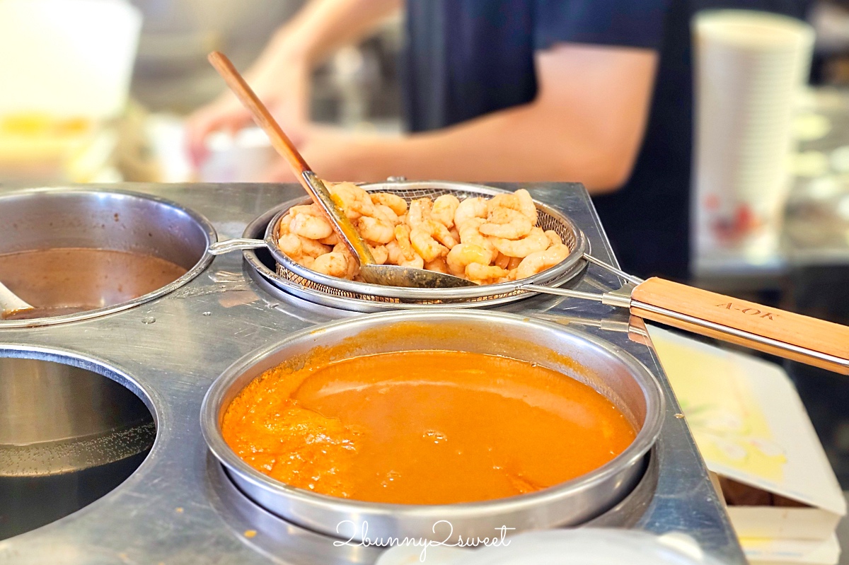 北門蝦仁飯煲湯｜大同區美食~熬煮8小時鮮濃蝦膏醬汁，配個半熟炸鴨蛋太銷魂 @兔兒毛毛姊妹花