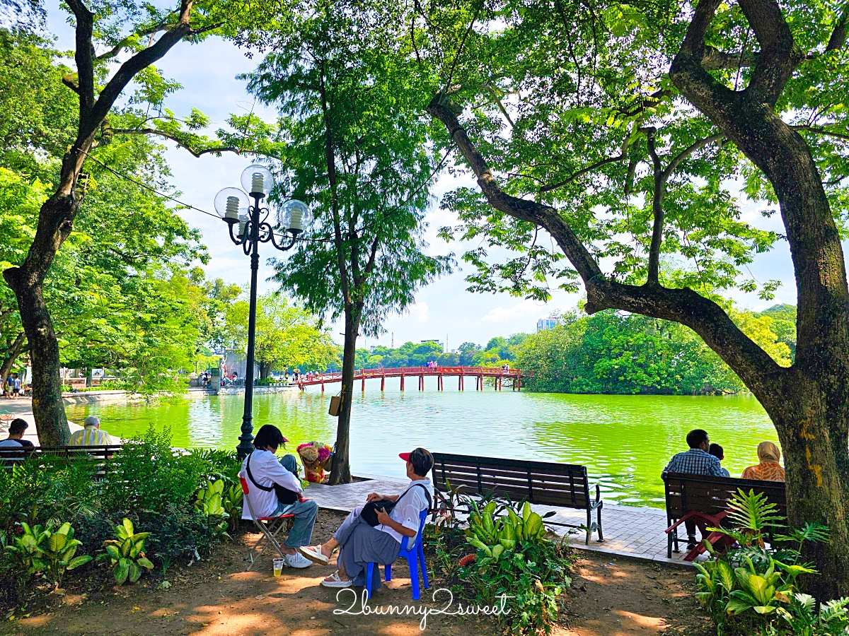 河內老城區景點一日遊｜電瓶車遊三十六古街、還劍湖、聖若瑟教堂、共咖啡、壁畫街 @兔兒毛毛姊妹花