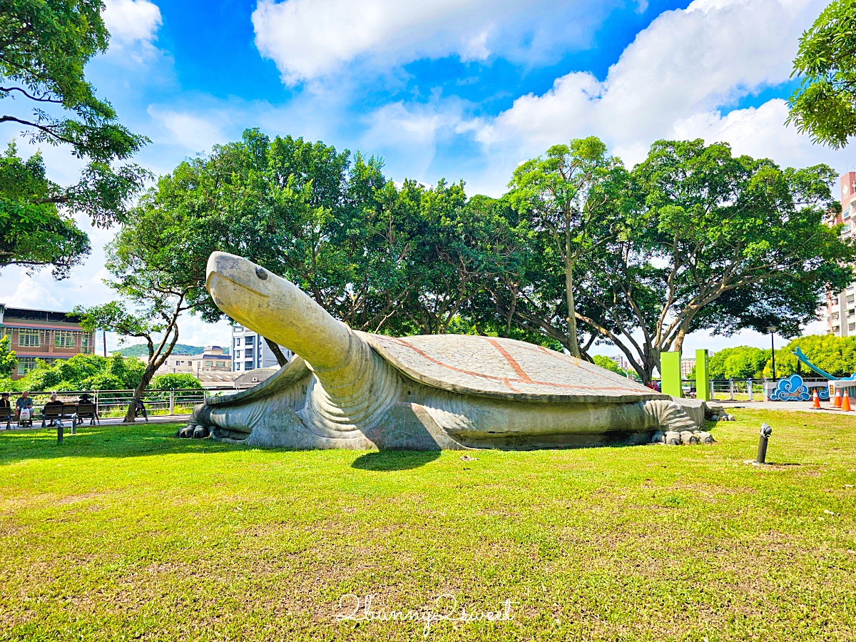 龜山中正公園 x 2024桃園地景藝術節「迴．龜」～欣賞藝術品、溜滑梯放風一舉兩得 @兔兒毛毛姊妹花