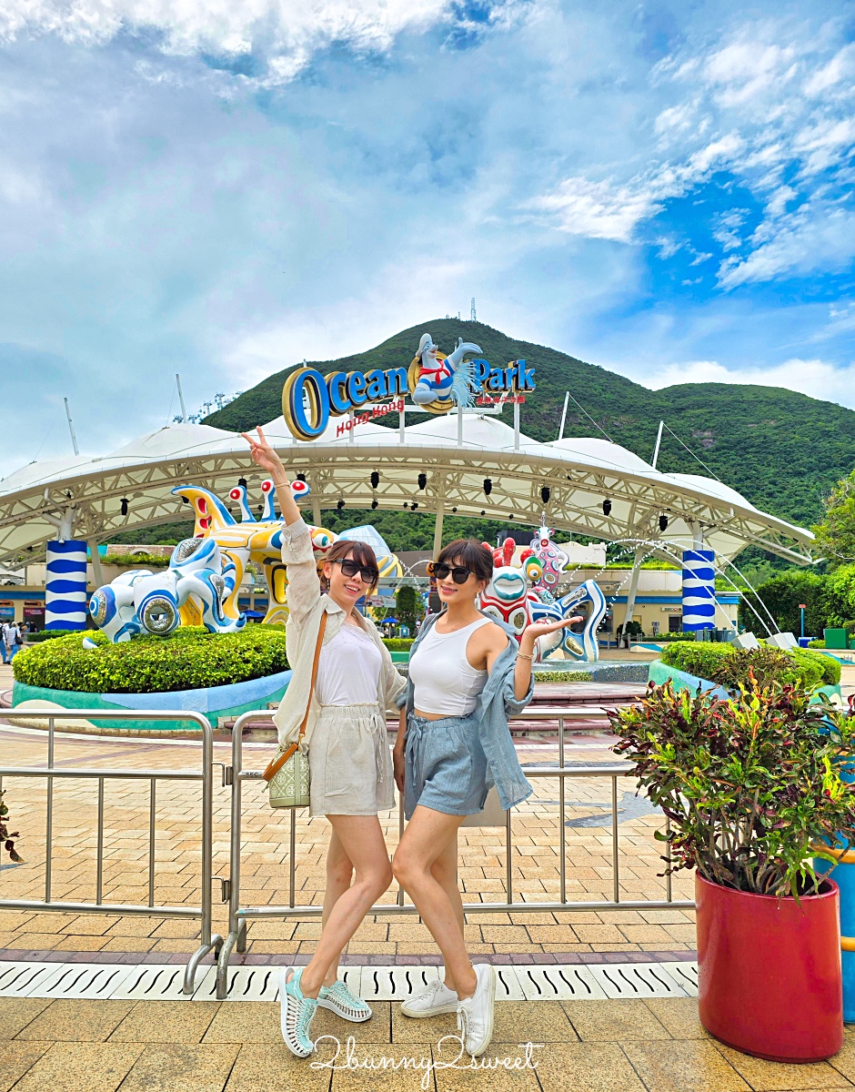 香港景點「香港海洋公園」結合動物園、水族館的無敵海景遊樂園，好玩度不輸香港迪士尼 @兔兒毛毛姊妹花