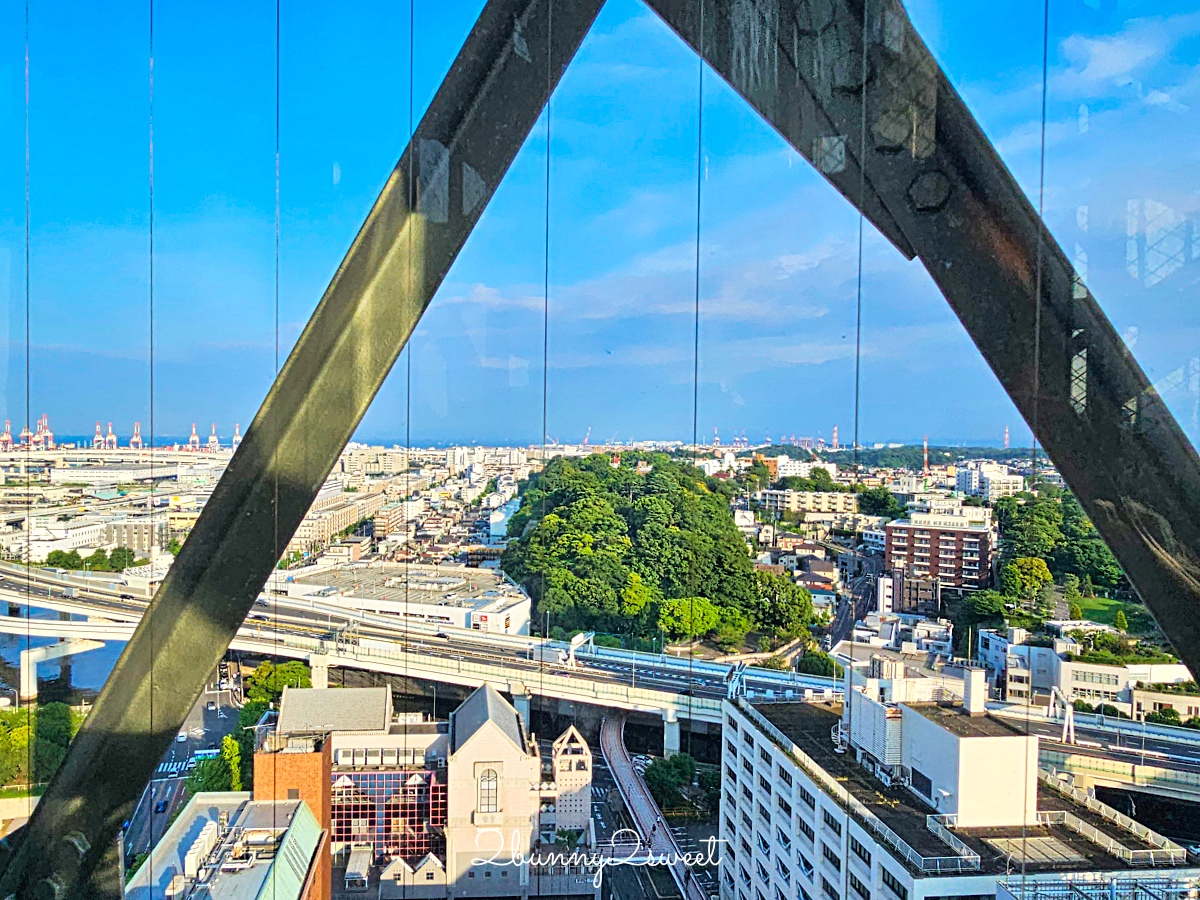 橫濱景點「橫濱海洋塔瞭望台」山下公園旁無敵海景 360 度展望台欣賞橫濱百萬夜景 @兔兒毛毛姊妹花