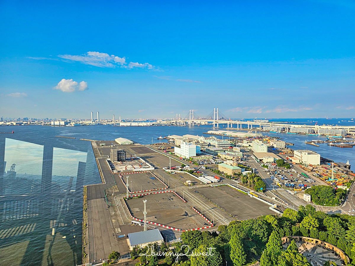 橫濱景點「橫濱海洋塔瞭望台」山下公園旁無敵海景 360 度展望台欣賞橫濱百萬夜景 @兔兒毛毛姊妹花