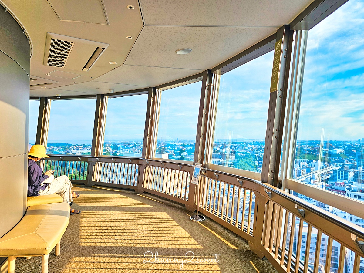 橫濱景點「橫濱海洋塔瞭望台」山下公園旁無敵海景 360 度展望台欣賞橫濱百萬夜景 @兔兒毛毛姊妹花