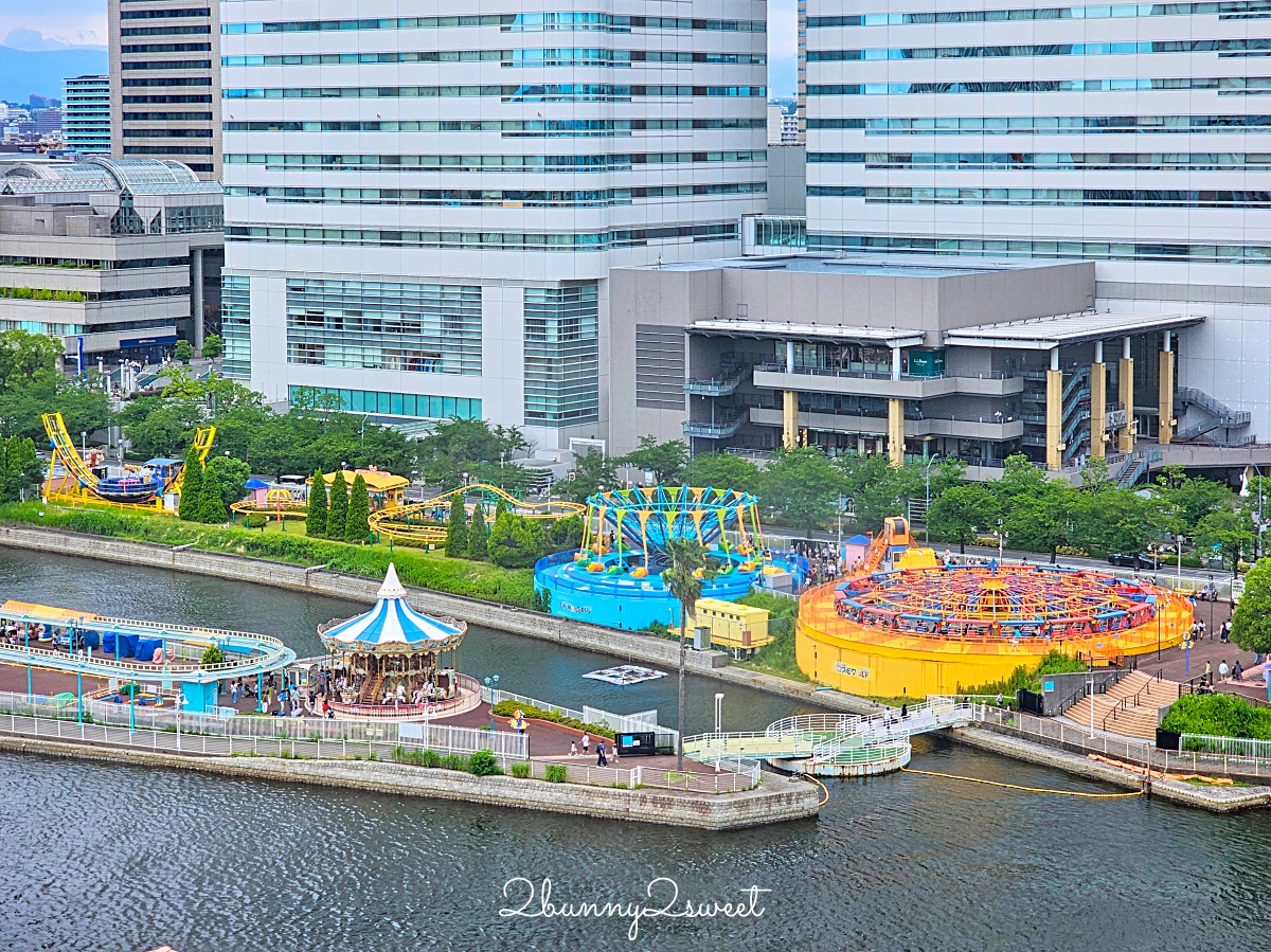 橫濱景點「太空世界 COSMO WORLD」港未來免門票遊樂園，Cosmo Clock 21 摩天輪必搭 @兔兒毛毛姊妹花