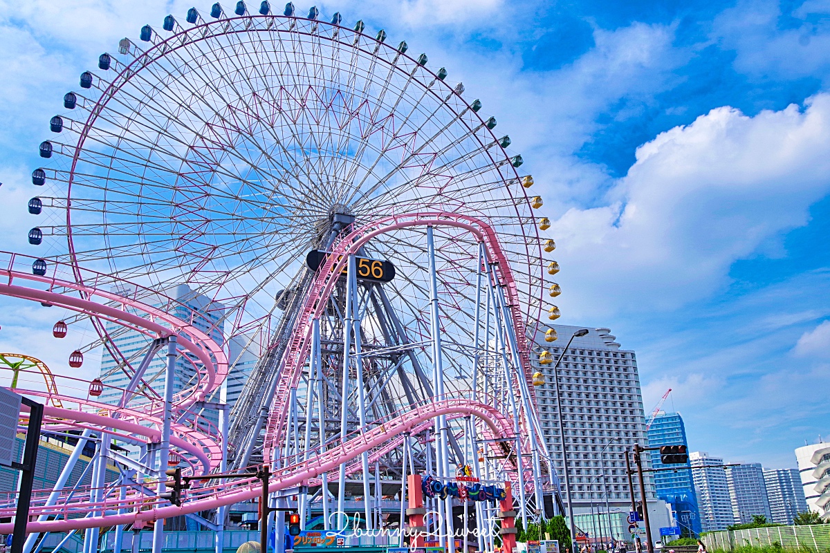 橫濱景點「太空世界 COSMO WORLD」港未來免門票遊樂園，Cosmo Clock 21 摩天輪必搭 @兔兒毛毛姊妹花