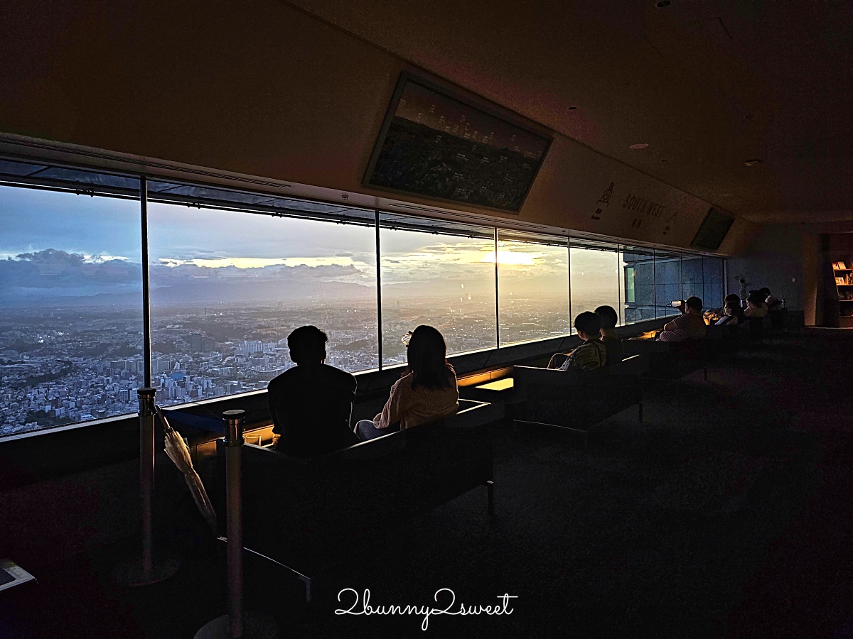 橫濱景點「橫濱地標大廈觀景台」Sky Garden 空中花園絕美百外夜景、摩天輪燈光秀 @兔兒毛毛姊妹花