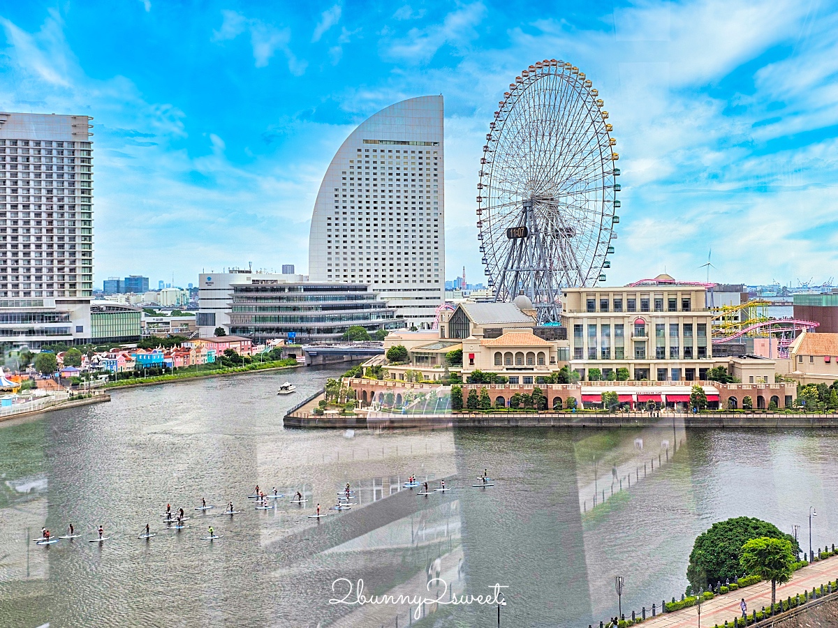 橫濱景點「橫濱空中纜車」櫻木町直達紅磚倉庫最佳交通方式，空中欣賞橫濱港美景 @兔兒毛毛姊妹花