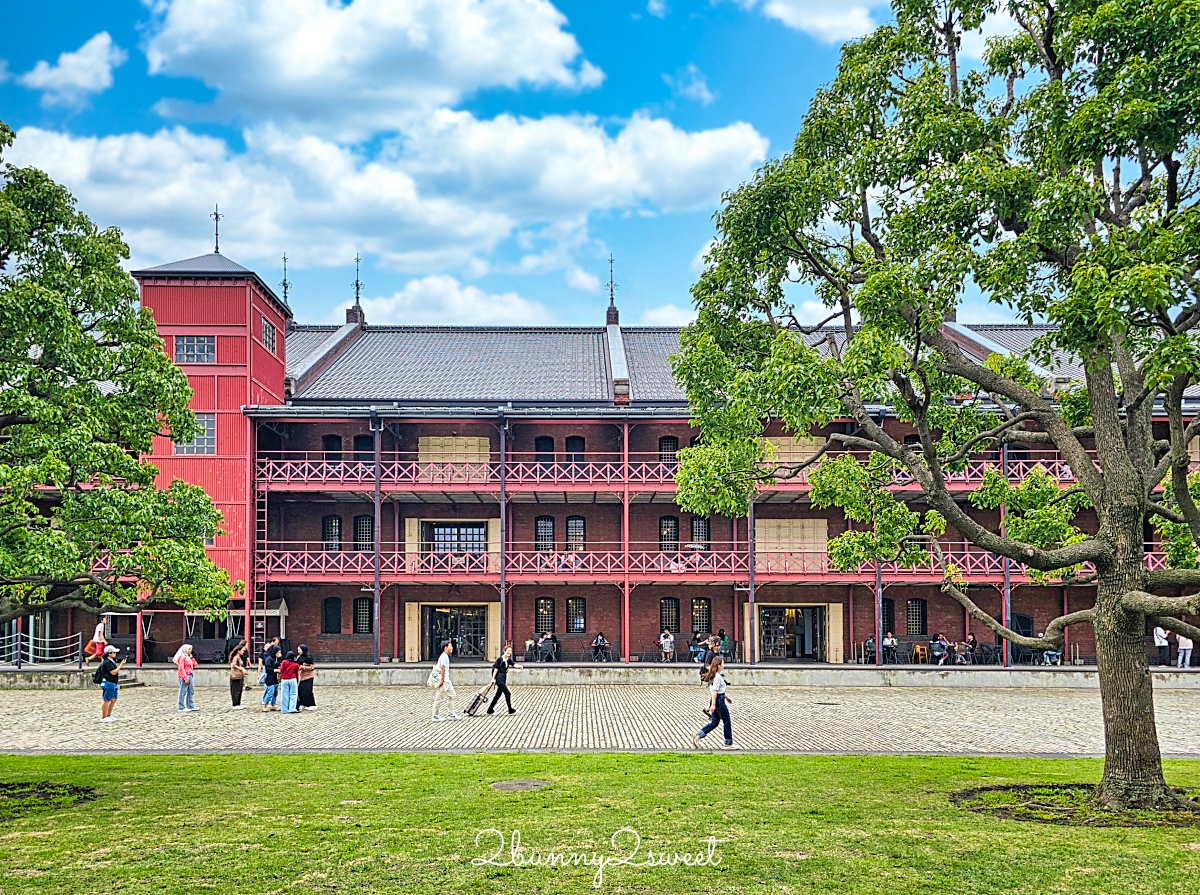 橫濱景點「橫濱紅磚倉庫」大正風磚造建築超浪漫，紅磚倉庫必吃、必逛、必買推薦 @兔兒毛毛姊妹花