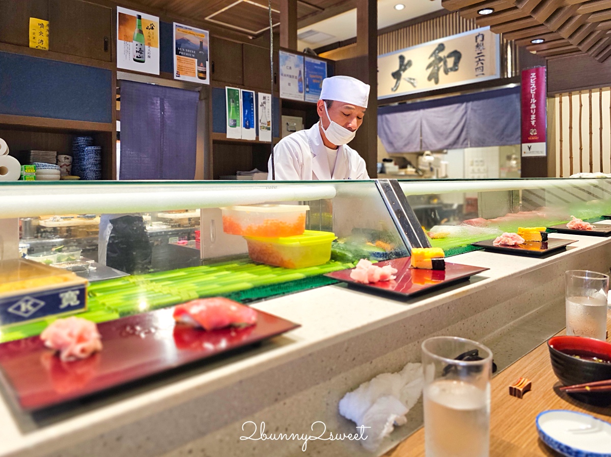 東京美食「大和壽司」豐洲市場必吃無菜單板前壽司店，食材新鮮好吃、師傅熱情互動超難忘 @兔兒毛毛姊妹花