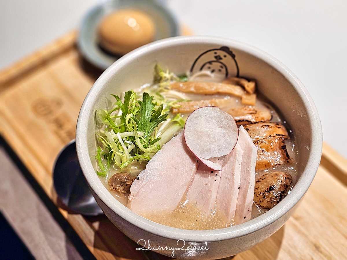 台北南京復興美食「雞湯桑」雞湯大叔全新雞白湯拉麵店，松露、海膽雞湯又濃又鮮 @兔兒毛毛姊妹花